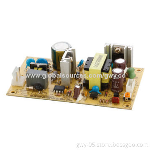 Switching Power Supply with Single Output of 12V, 12W, Measures 111.5 x 64.5 x 26.5mm